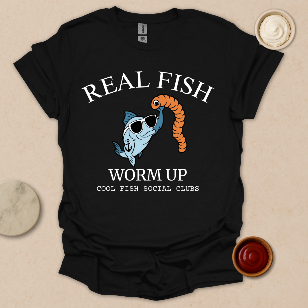 Real Fish Worm Up T-Shirt