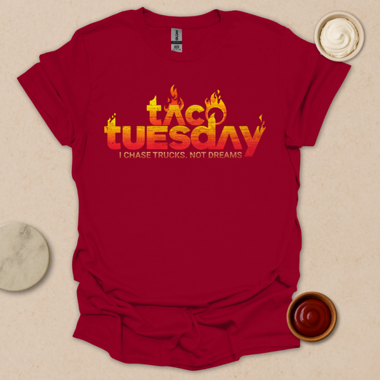 Flaming Taco Tuesday T-Shirt