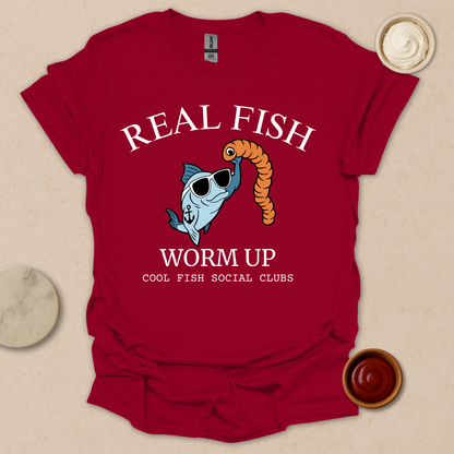 Real Fish Worm Up T-Shirt