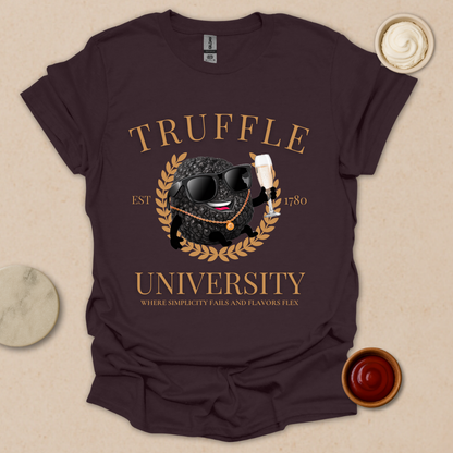 Truffle University – Gourmet Parody Tee for Fancy Foodies T-Shirt