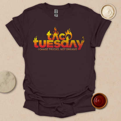 Flaming Taco Tuesday T-Shirt