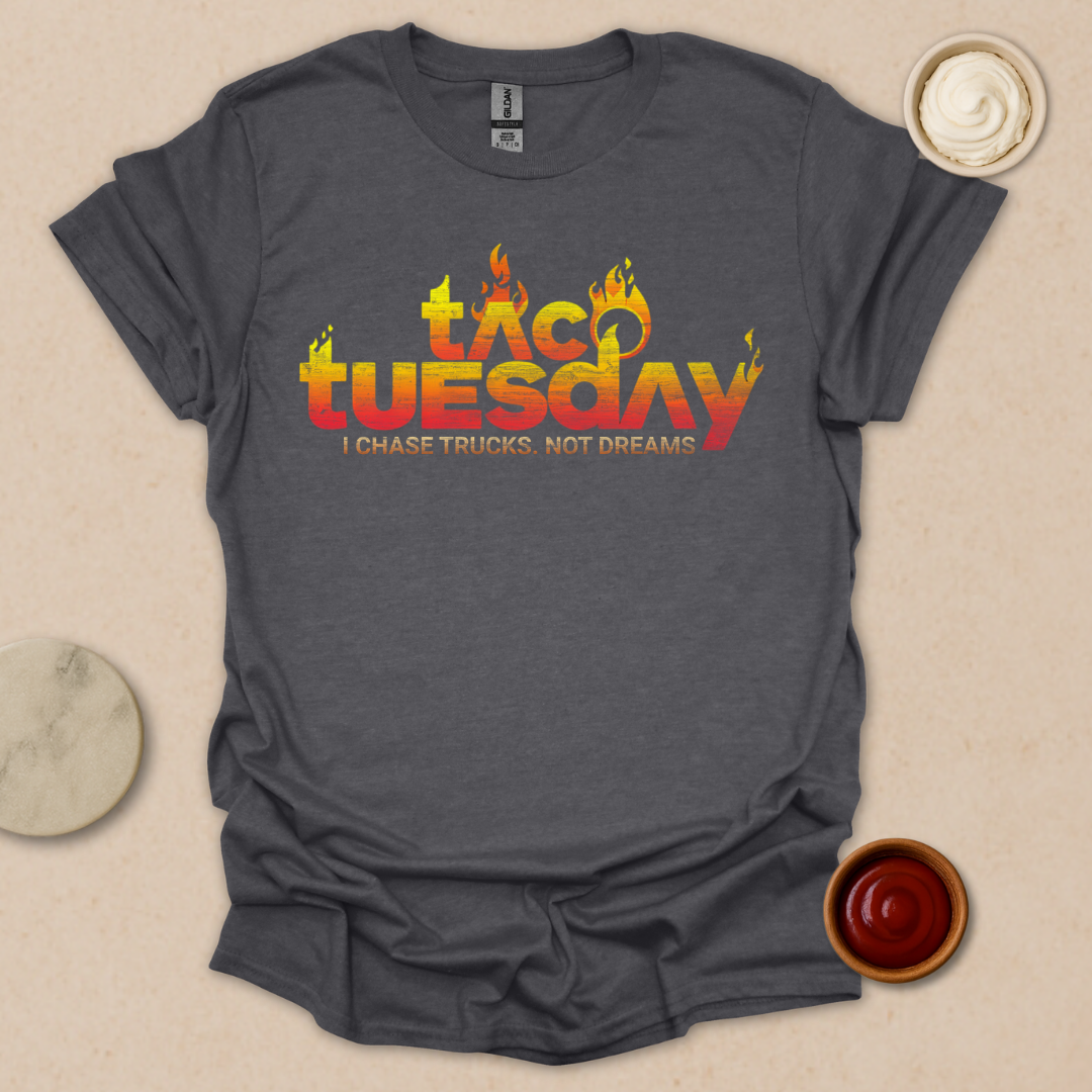 Flaming Taco Tuesday T-Shirt