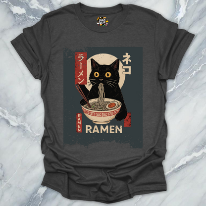 Vintage Japanese Art Ramen Cat