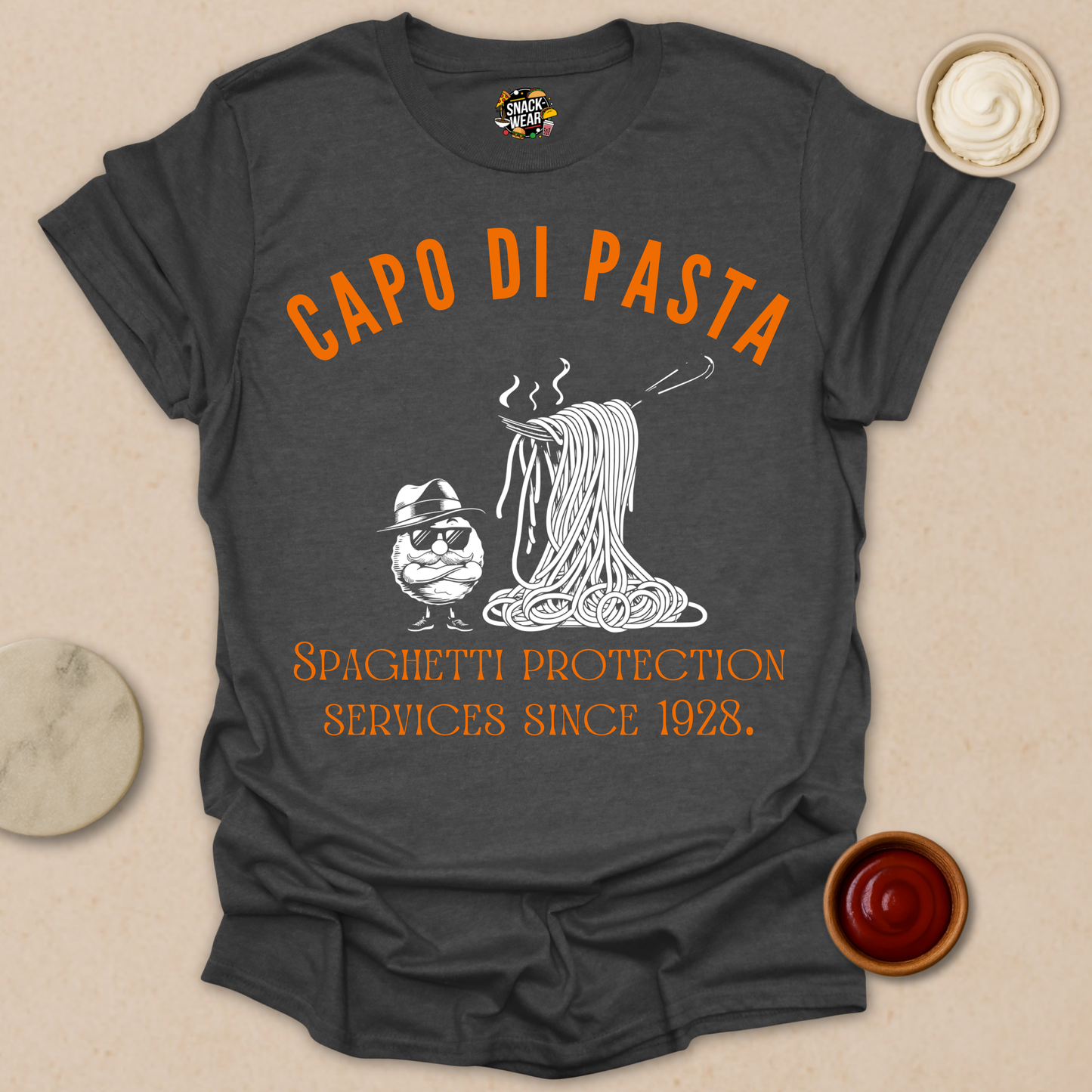 Capo Di Pasta - Spaghetti and Meatballs Mafia Tee