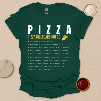 Pizza Chart Topper T-Shirt