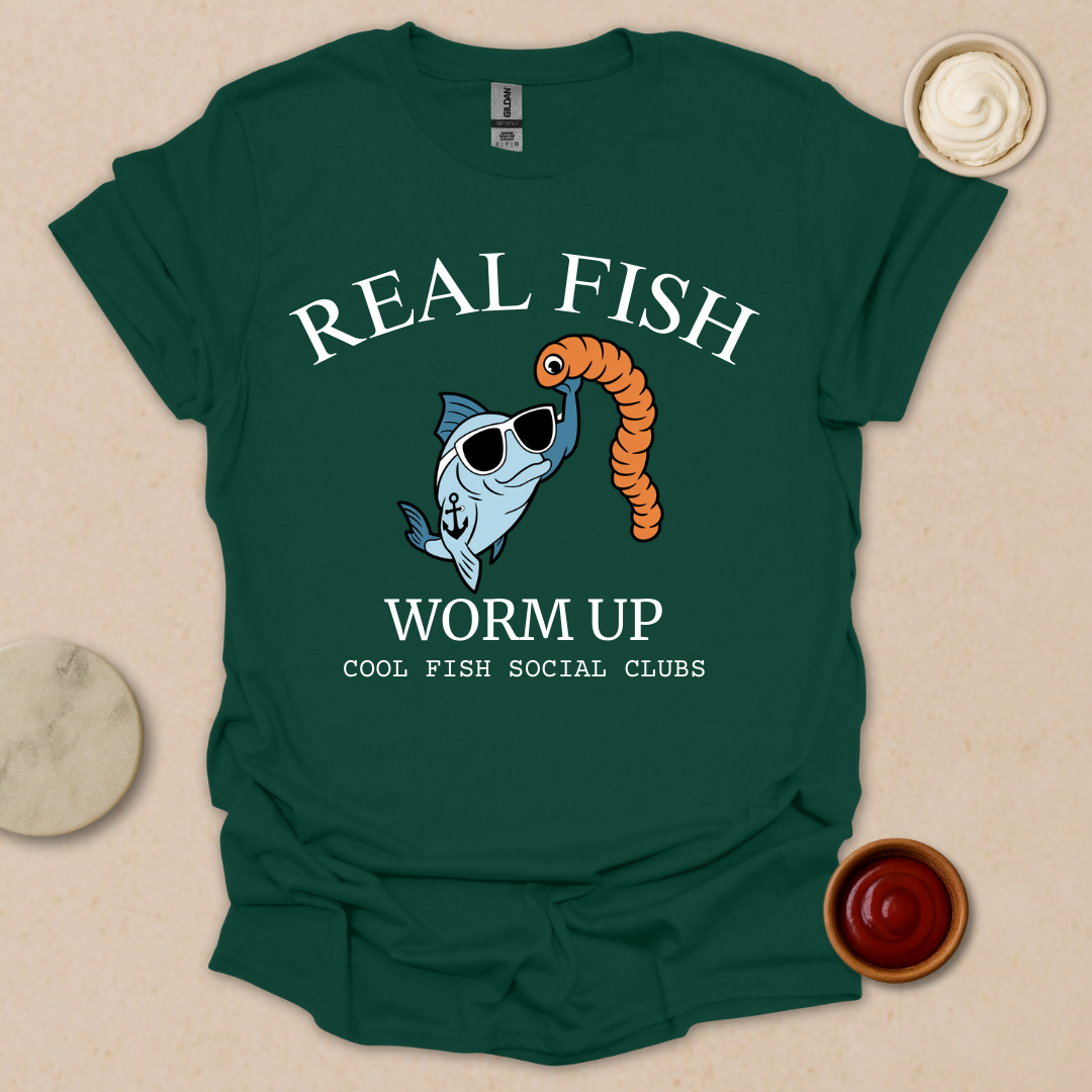 Real Fish Worm Up T-Shirt