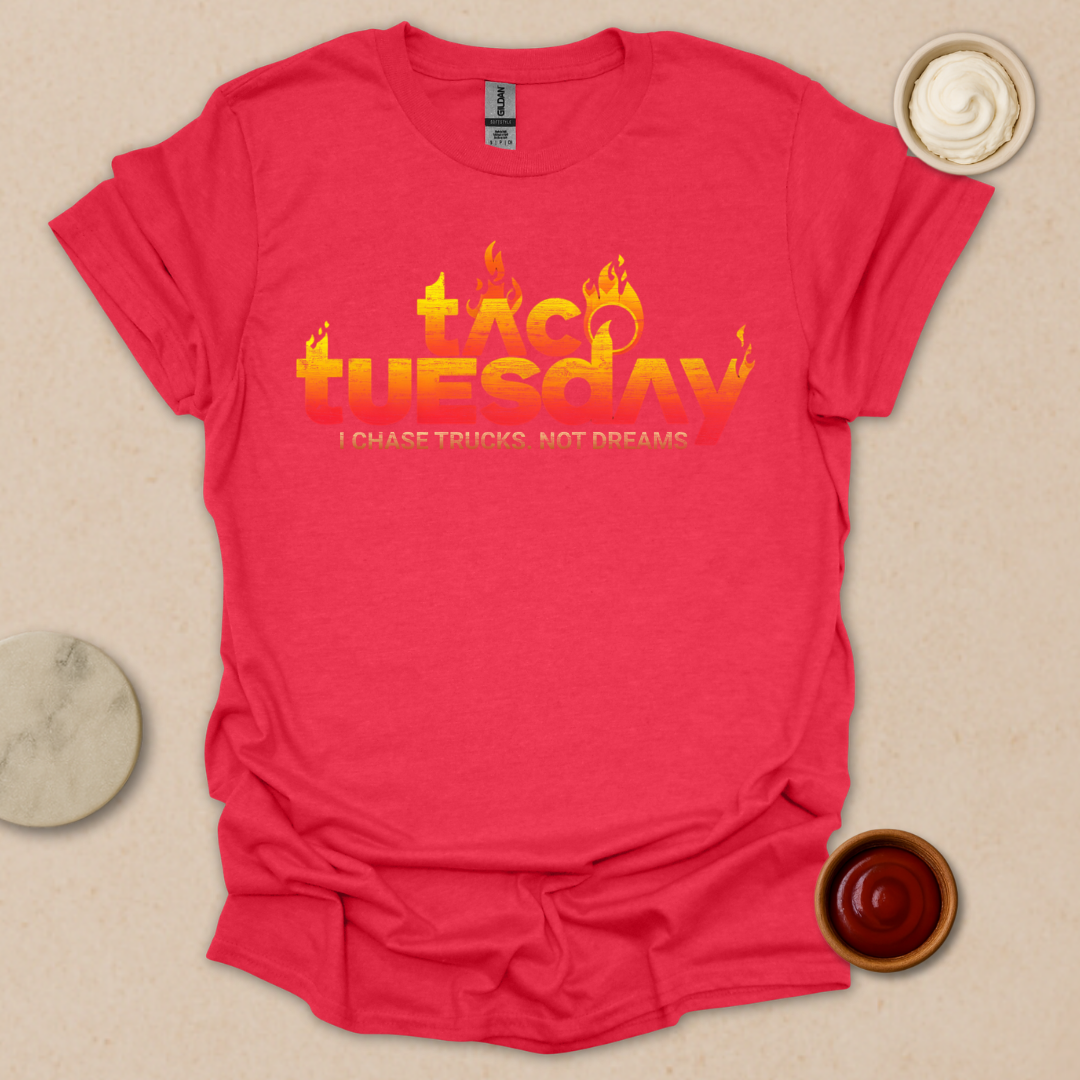 Flaming Taco Tuesday T-Shirt