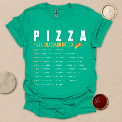 Pizza Chart Topper T-Shirt