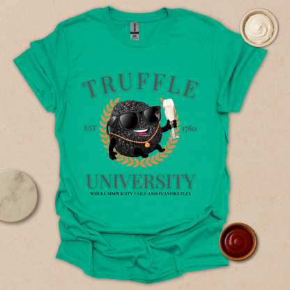 Truffle University – Gourmet Parody Tee for Fancy Foodies T-Shirt