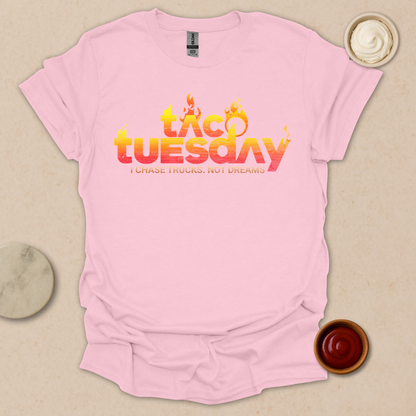 Flaming Taco Tuesday T-Shirt