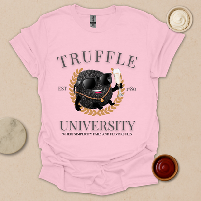 Truffle University – Gourmet Parody Tee for Fancy Foodies T-Shirt