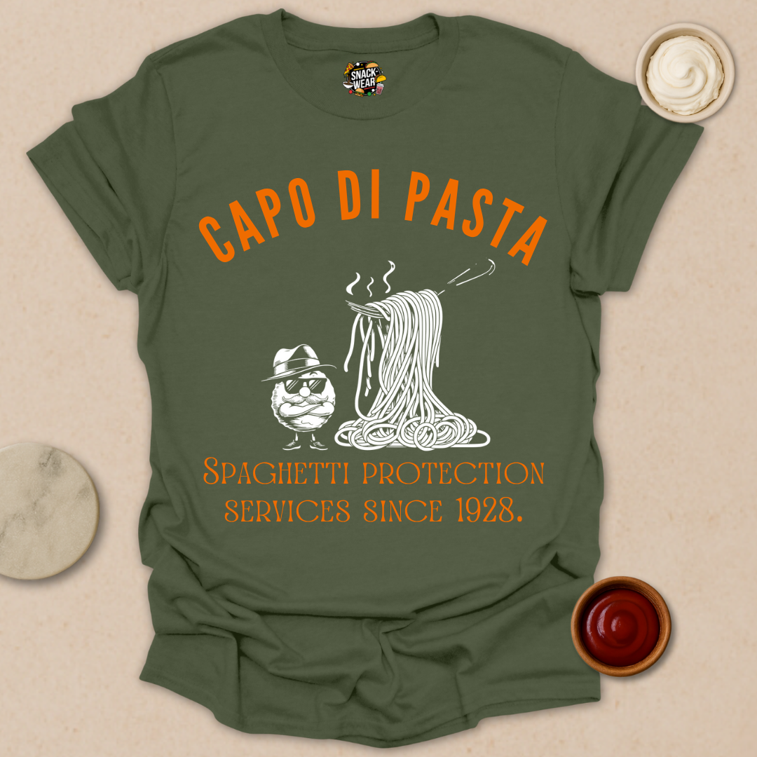 Capo Di Pasta - Spaghetti and Meatballs Mafia Tee
