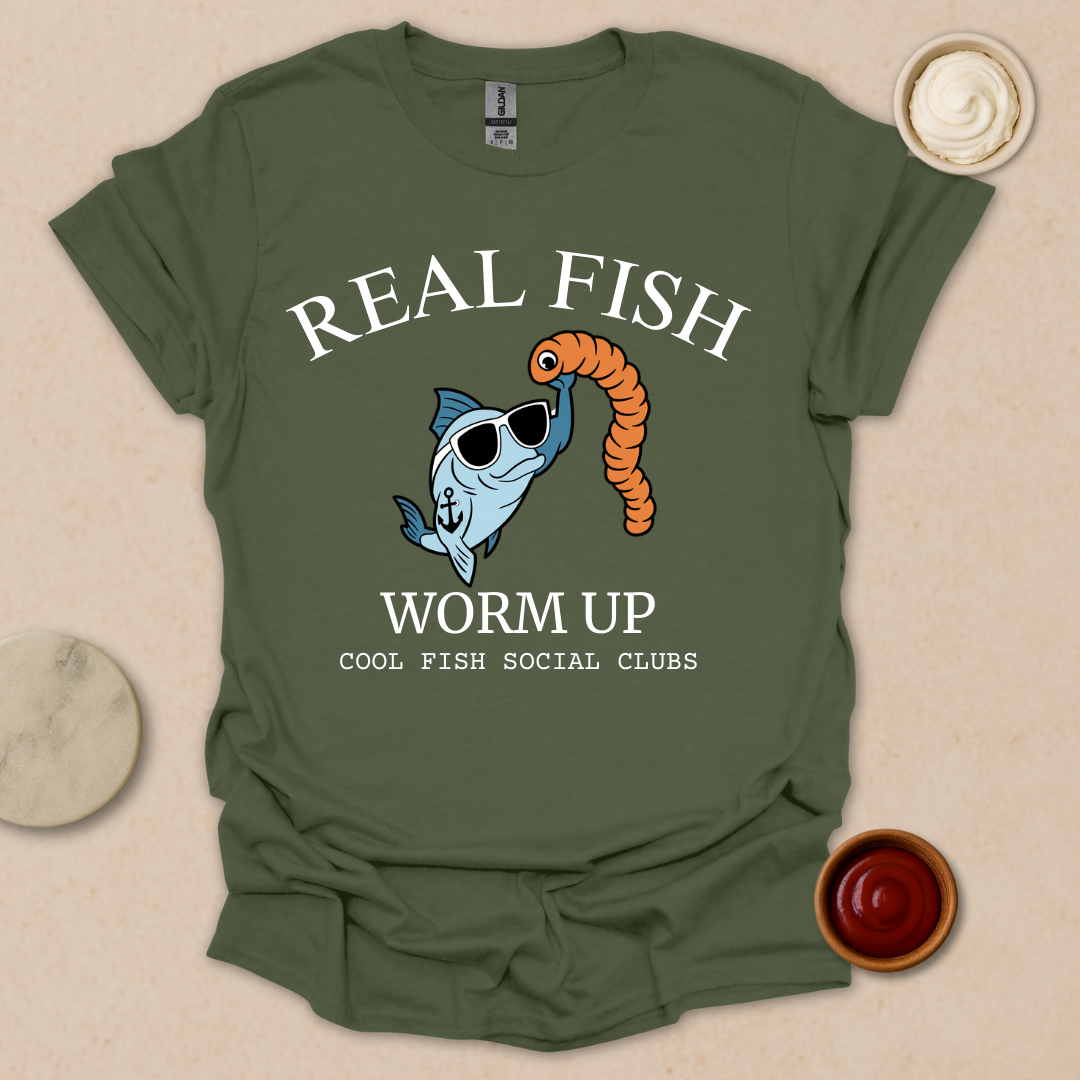 Real Fish Worm Up T-Shirt