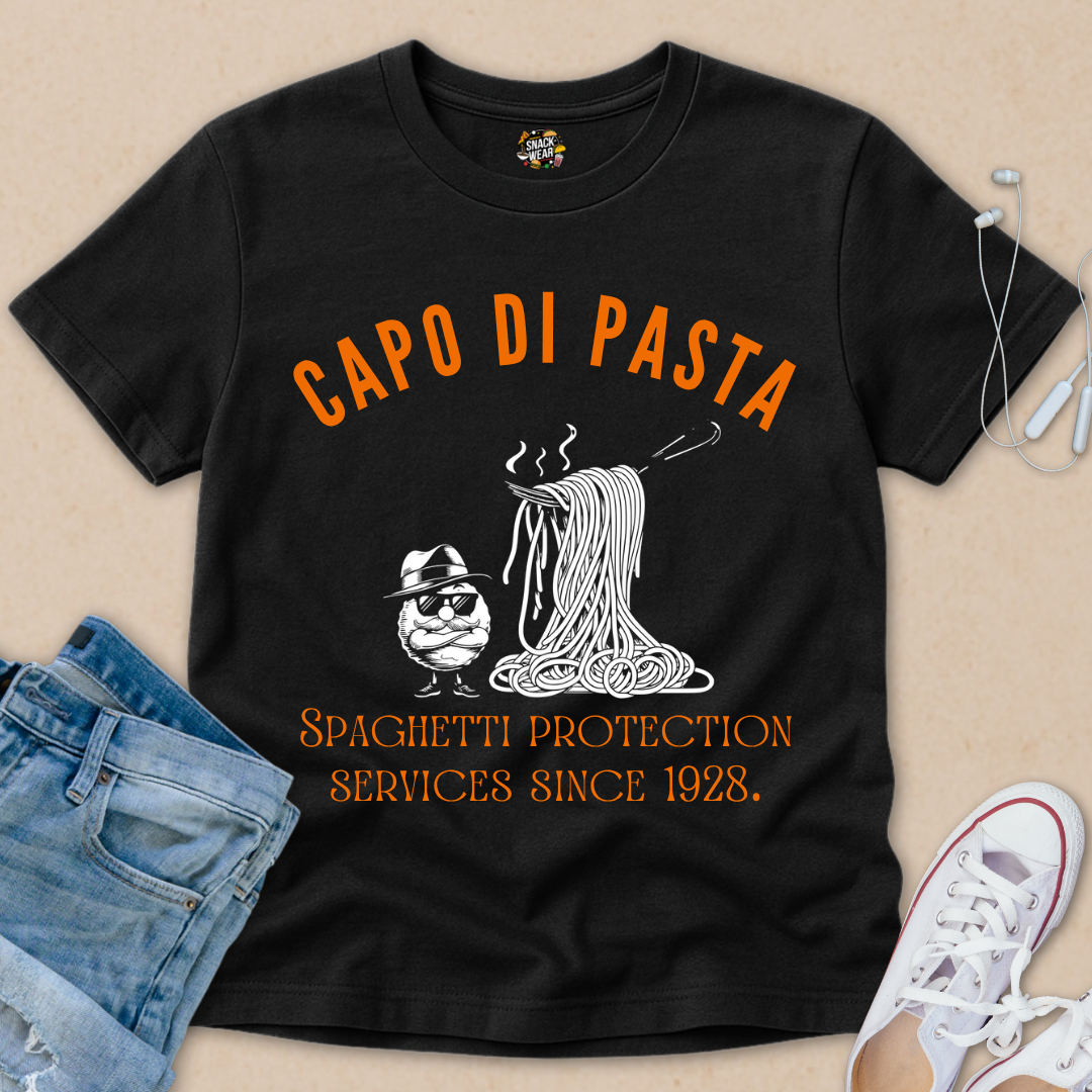 Capo Di Pasta - Spaghetti and Meatballs Mafia Tee