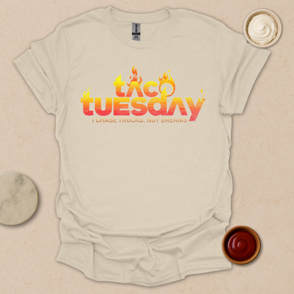 Flaming Taco Tuesday T-Shirt