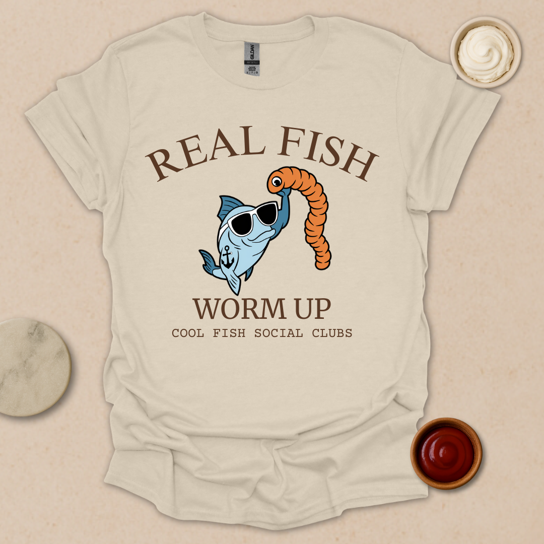 Real Fish Worm Up T-Shirt