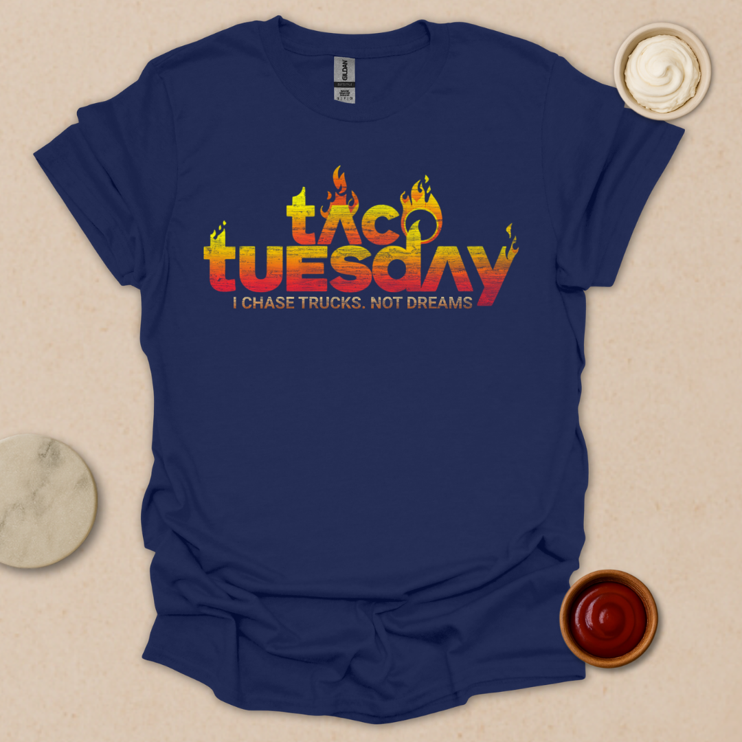 Flaming Taco Tuesday T-Shirt