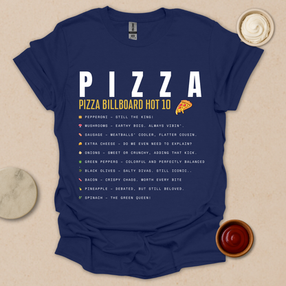 Pizza Chart Topper T-Shirt