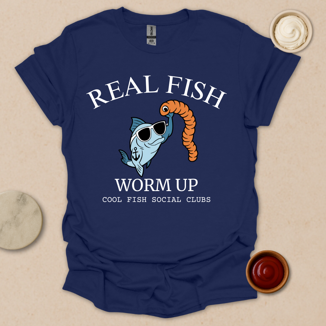 Real Fish Worm Up T-Shirt