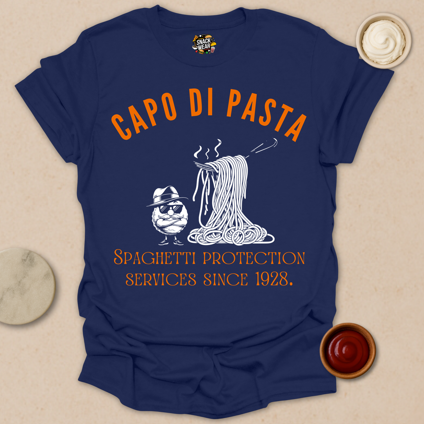 Capo Di Pasta - Spaghetti and Meatballs Mafia Tee