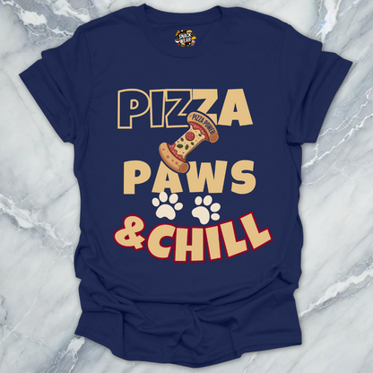 Pizza Paws & Chill Tee T-Shirt