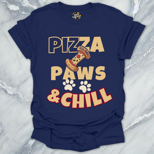 Pizza Paws & Chill Tee T-Shirt