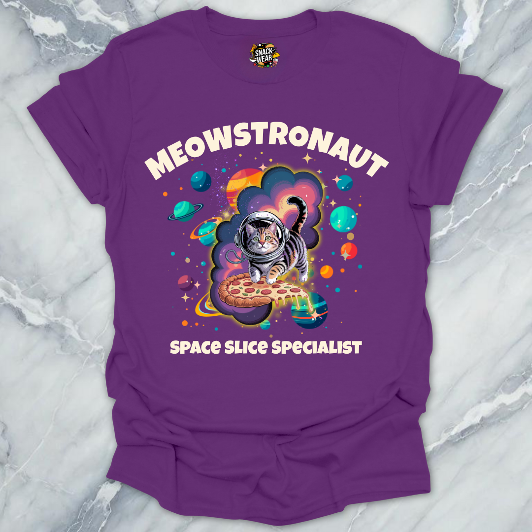 Meowstronaut – Space Slice Specialist T-Shirt