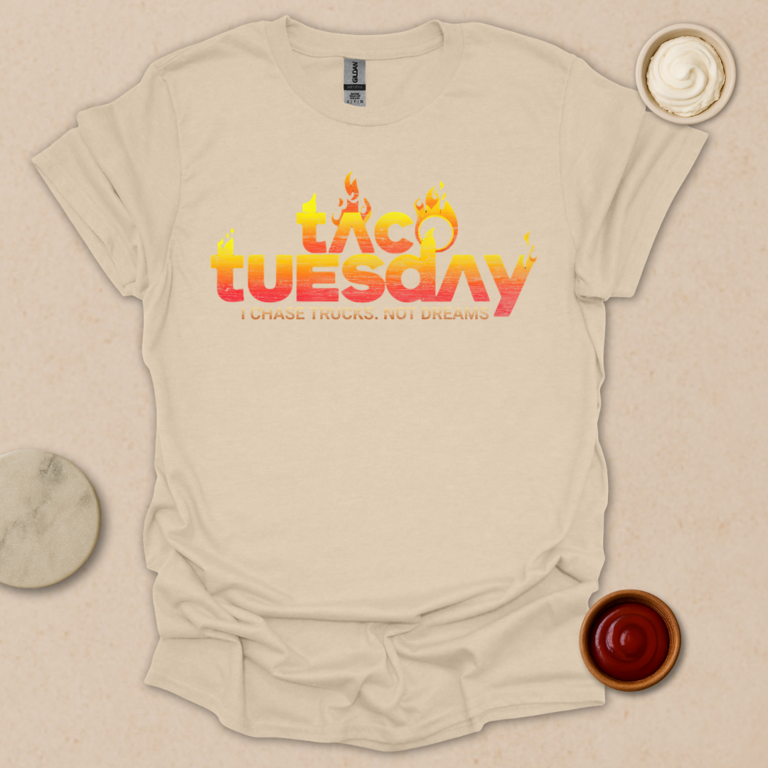 Flaming Taco Tuesday T-Shirt