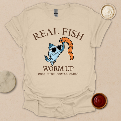 Real Fish Worm Up T-Shirt