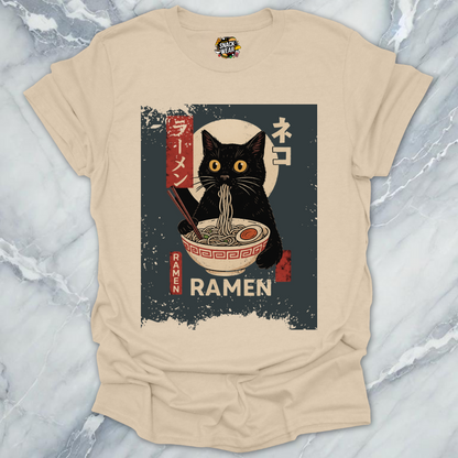 Vintage Japanese Art Ramen Cat