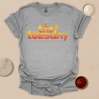Flaming Taco Tuesday T-Shirt