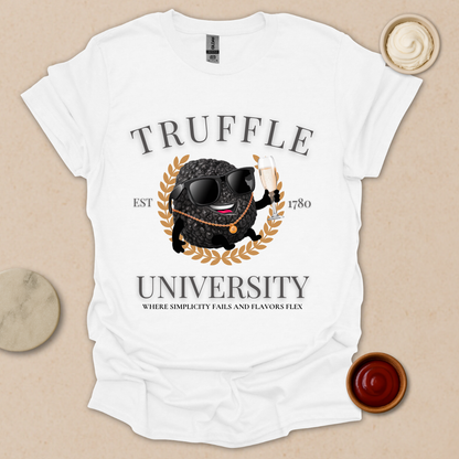 Truffle University – Gourmet Parody Tee for Fancy Foodies T-Shirt