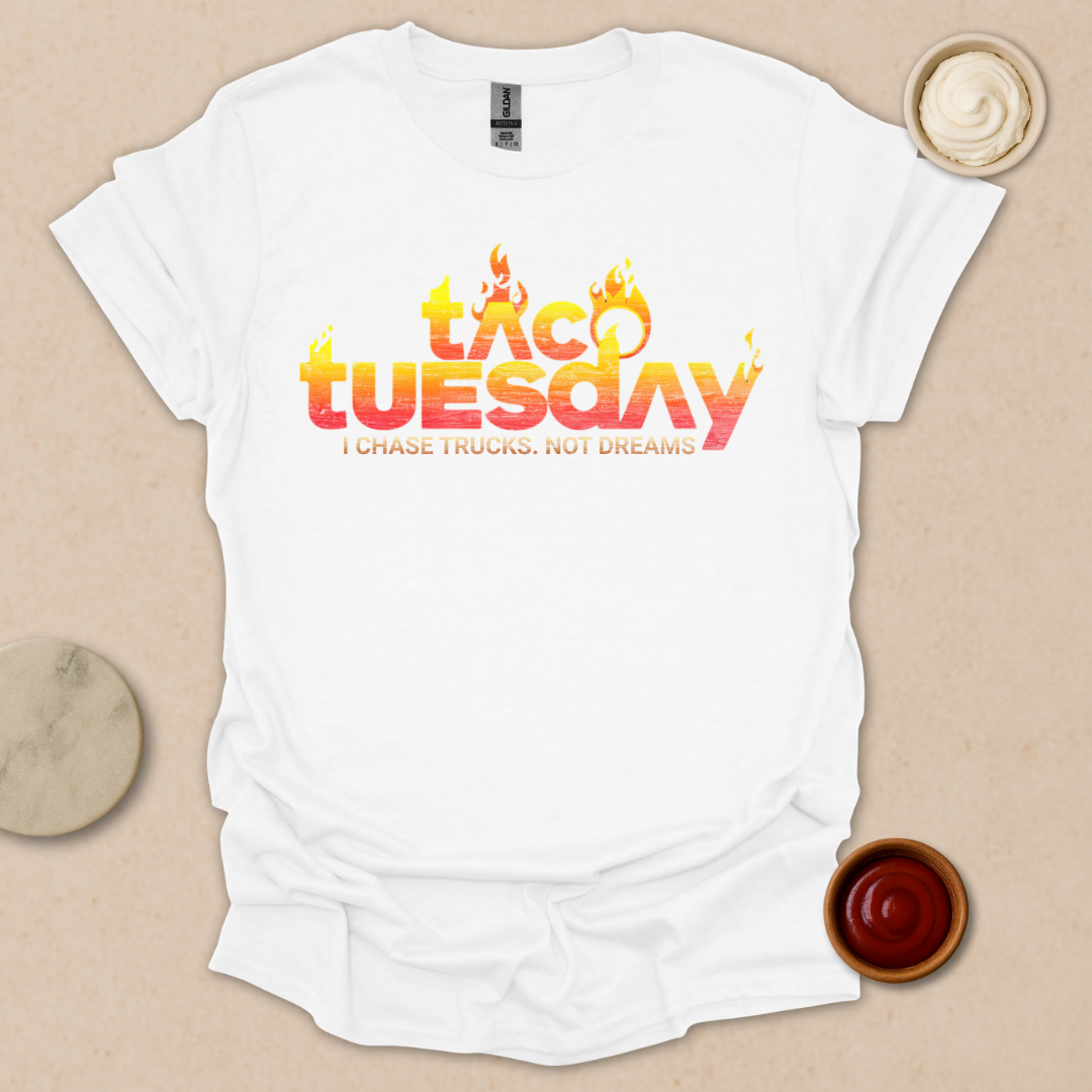 Flaming Taco Tuesday T-Shirt