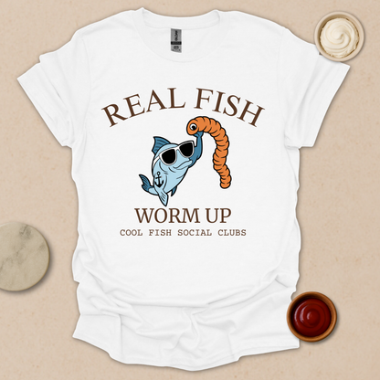 Real Fish Worm Up T-Shirt